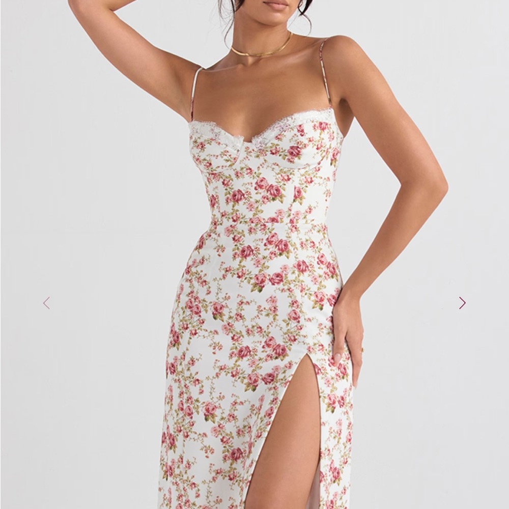 House of CB Charlotte Rose Print Midi Sundress